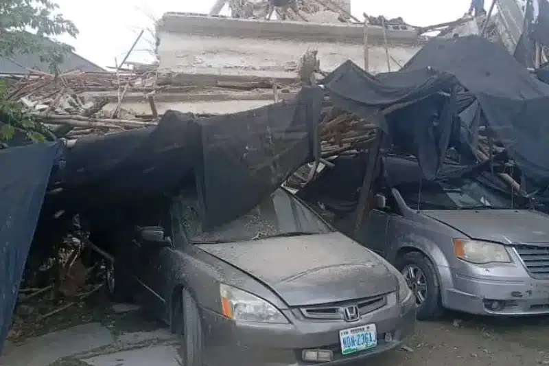 Building Collapse in Rivers State Sparks Safety Alarm After 3-Storey Structure Falls