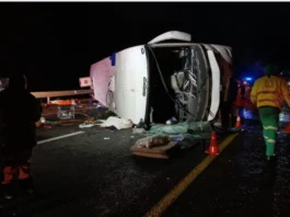 Free State Bus Crash Kills 12 Including Five Children on South Africa's N1