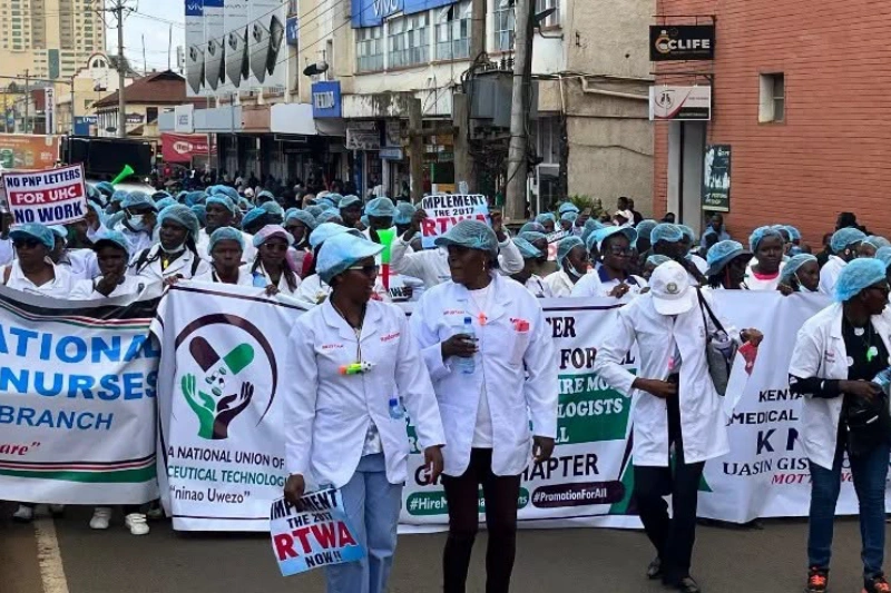 Kenya Nurses Strike Enters 30th Day As Unions And Governors Remain Deadlocked