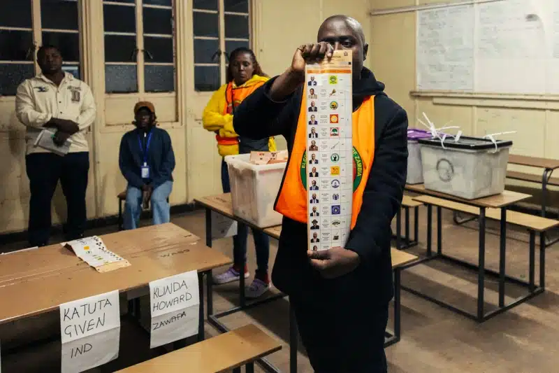 Zambia Election Results Suspended After Violence, Ballot Theft Reports