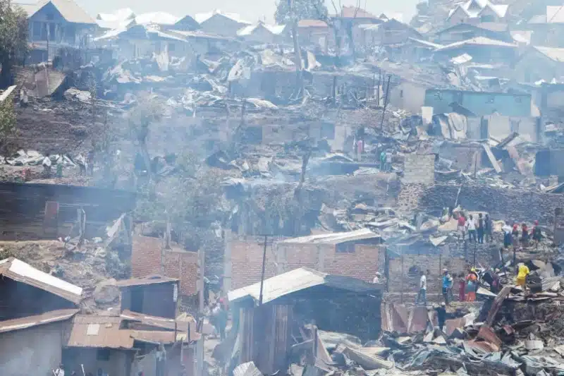 Bukavu School Fire Kills Over 20 Children as Blaze Tears Through Schools, Homes