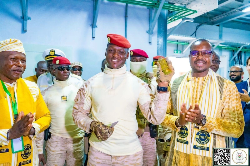 The new Burkina Faso gold refinery can process 164 tonnes of gold a year