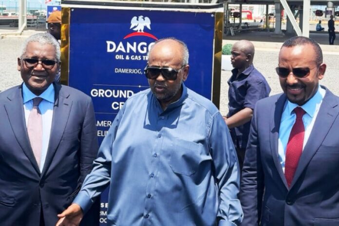 Dangote Fuel Pipeline Breaks Ground in Djibouti, Racing to End Ethiopia's 5-Day Truck Run