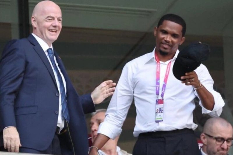 Samuel Eto'o backs Infantino. He wants the rest of African football to follow him too.