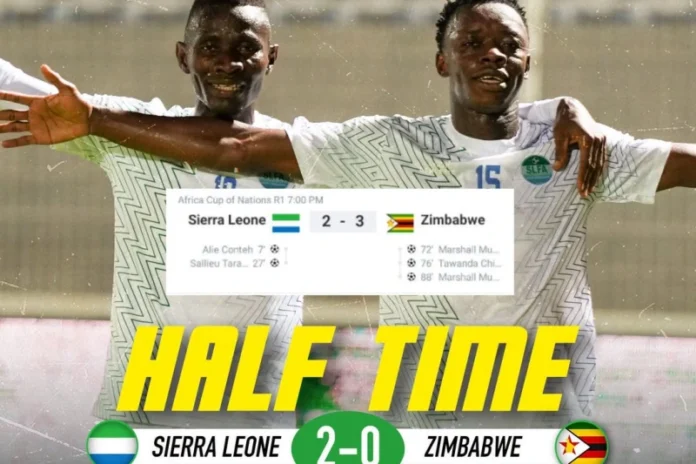 AFCON 2027 Qualifiers: Sierra Leone Blow 2-0 Lead as Nigeria Complete Comeback