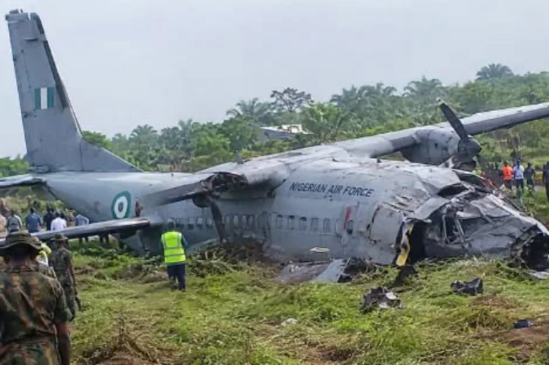 NAF Plane Crash: Wreckage Found in Ondo as Search Continues for 32 Aboard
