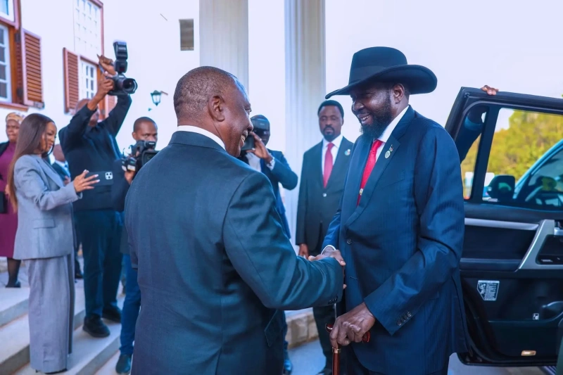 Ramaphosa presses Kiir to honour peace deal as South Sudan elections near